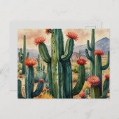 CACTUS-BRIEFKAART BRIEFKAART (Voorkant / Achterkant)