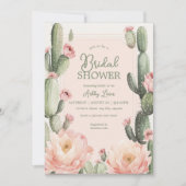 Cactus Bruidsfeest Boho Cactussen Kaart (Voorkant)