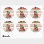 Cactus Bruiloft "Bruidsmeisjesfeest" Sticker (Vel)