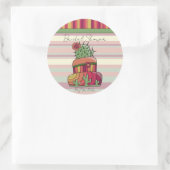 Cactus Bruiloft "Bruidsmeisjesfeest" Sticker (Tas)