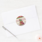 Cactus Bruiloft "RSVP" Sticker (Envelop)