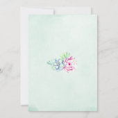 Cactus bruiloft uitnodigingen (Achterkant)