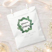 Cactus Bruiloft: Welkom Bedankzakje (Geknipt)