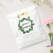Cactus Bruiloft: Welkom Bedankzakje (Gezegeld)
