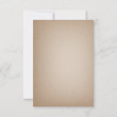 Cactus Buffalo Rustiek Baby shower Boekaanvraag Kaart (Achterkant)