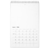 Cactus bunch of ricks kalender (Mar 2026)