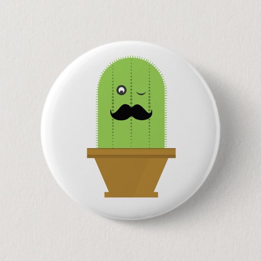 Cactus Button Pin (Voorkant)