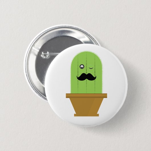 Cactus Button Pin (Voorkant /achterkant)