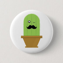 Cactus Button Pin