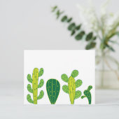 Cactus Cacti Briefkaart (Staand voorkant)