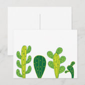 Cactus Cacti Briefkaart (Voorkant / Achterkant)