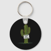 Cactus Cacti Funny Art Humor Sweet Hugs Sleutelhanger (Voorkant)