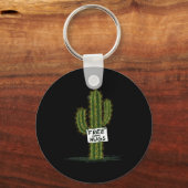 Cactus Cacti Funny Art Humor Sweet Hugs  Sleutelhanger (Voorkant)
