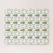 Cactus Cacti Succulenten Patroon | Legpuzzel (Horizontaal)
