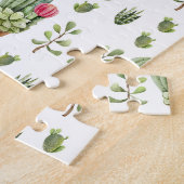 Cactus Cacti Succulenten Patroon | Legpuzzel (Zijkant)
