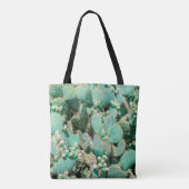 Cactus, cactus, pearcactus, cactus-wervelkolom tote bag (Achterkant)