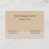 Cactus Cactus Succulent Cactus Visitekaartje (Achterkant)