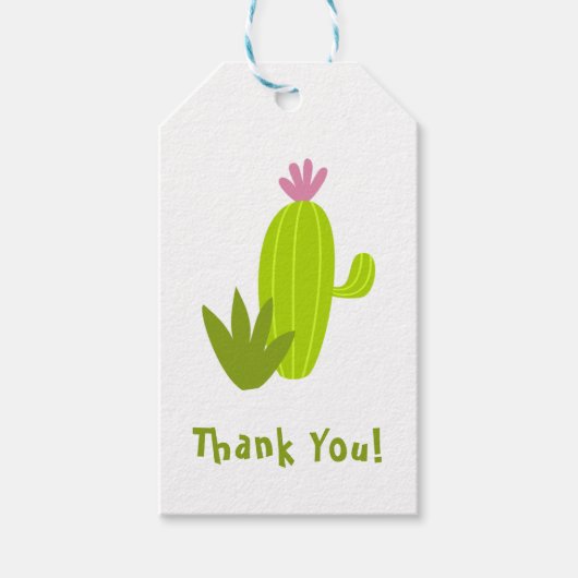 Cactus Cadeaulabel (Voorkant)