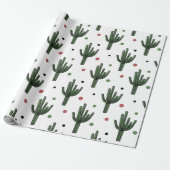 Cactus Cadeaupapier (Uitgerold)