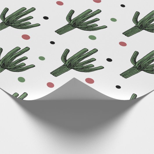 Cactus Cadeaupapier (Hoek)