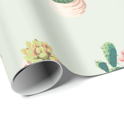 Cactus Cadeaupapier (Rol Hoek)