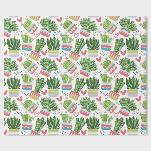 Cactus Cadeaupapier (Vlak)