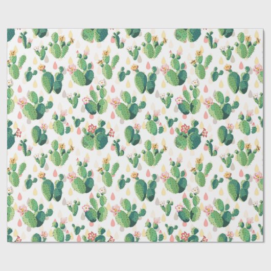 Cactus Cadeaupapier (Vlak)