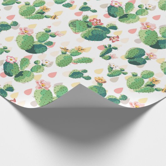 Cactus Cadeaupapier (Hoek)