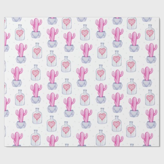 Cactus Cadeaupapier (Vlak)