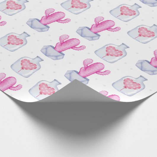 Cactus Cadeaupapier (Hoek)