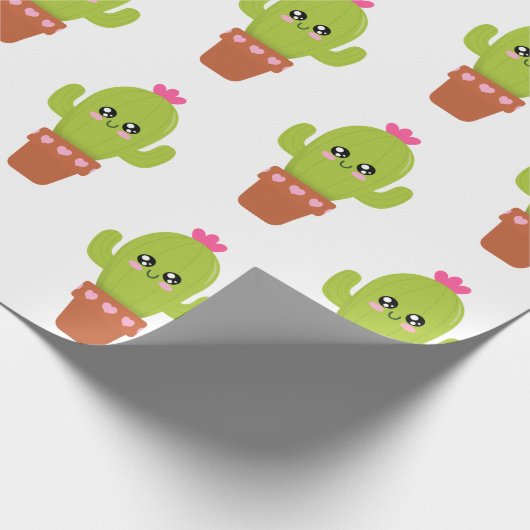 Cactus Cadeaupapier (Hoek)
