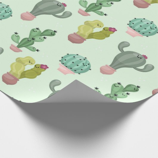 Cactus Cadeaupapier (Hoek)