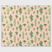 Cactus Cadeaupapier (Vlak)