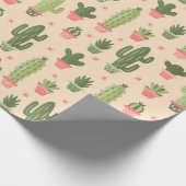 Cactus Cadeaupapier (Hoek)