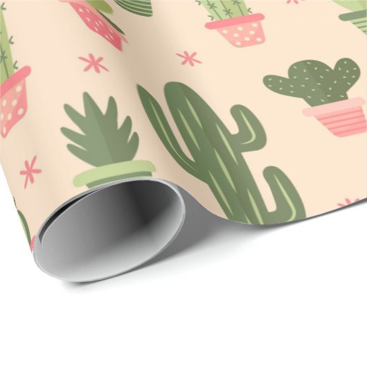 Cactus Cadeaupapier (Rol Hoek)