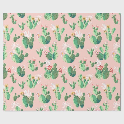 Cactus Cadeaupapier (Vlak)