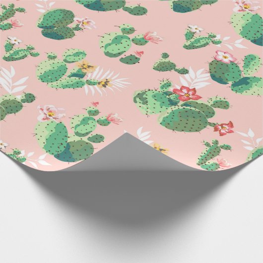 Cactus Cadeaupapier (Hoek)