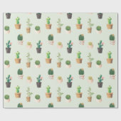 Cactus Cadeaupapier (Vlak)