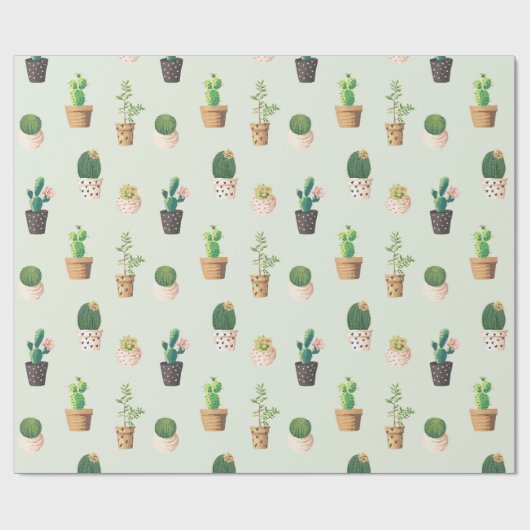 Cactus Cadeaupapier (Vlak)