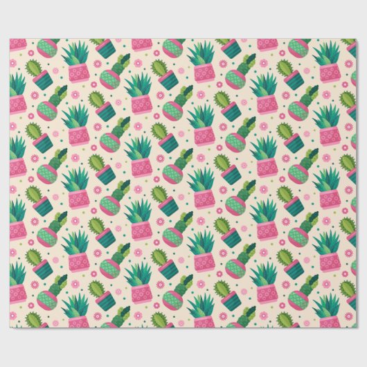Cactus Cadeaupapier (Vlak)