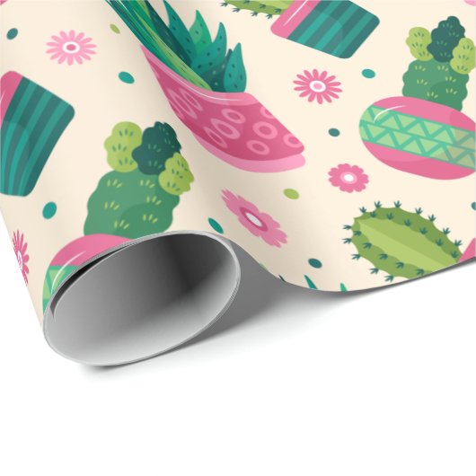 Cactus Cadeaupapier (Rol Hoek)