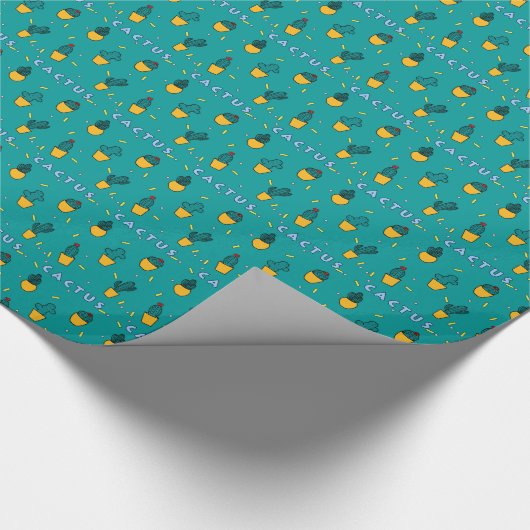 Cactus Cadeaupapier (Hoek)