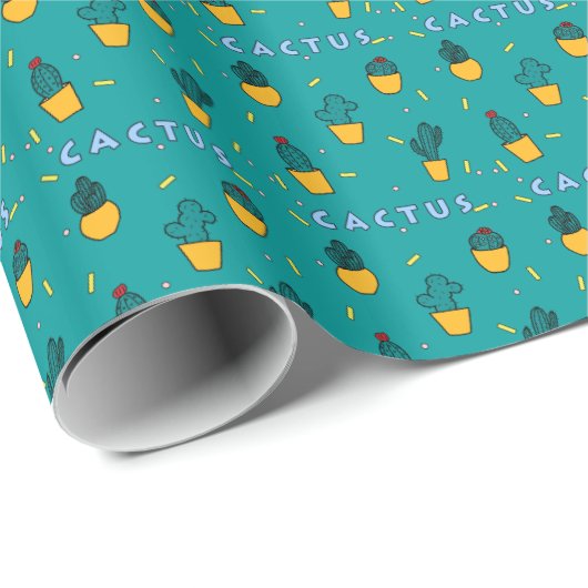 Cactus Cadeaupapier (Rol Hoek)