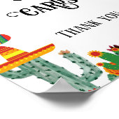 Cactus Cadeaus en Kaarten Vrijgezellenfeest Tafelt Poster (Hoek)