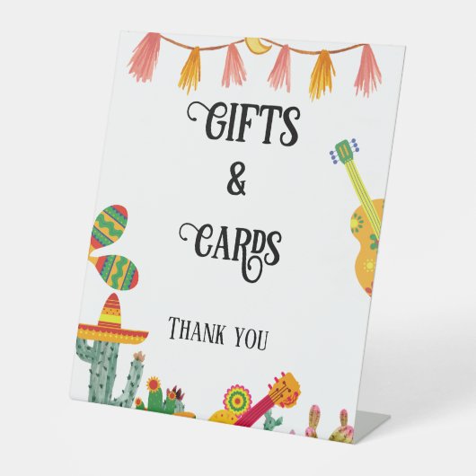 Cactus Cadeaus en Kaarten Vrijgezellenfeest Tafelt Reclamebord Met Voetstuk (Voorkant)