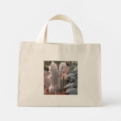 Cactus cadeautas mini tote bag (Achterkant)