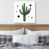Cactus Canvas Afdruk (Insitu (Slaapkamer))