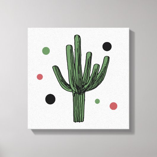 Cactus Canvas Afdruk (Voorkant)