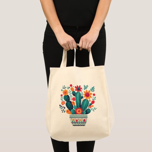 Cactus Canvas tas (Voorkant (product))