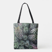 Cactus Canvas tas (Achterkant)